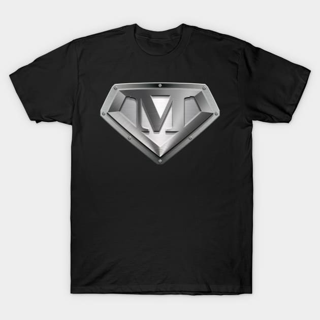 Super Sleek Style M Symbol T-Shirt by TheGraphicGuru